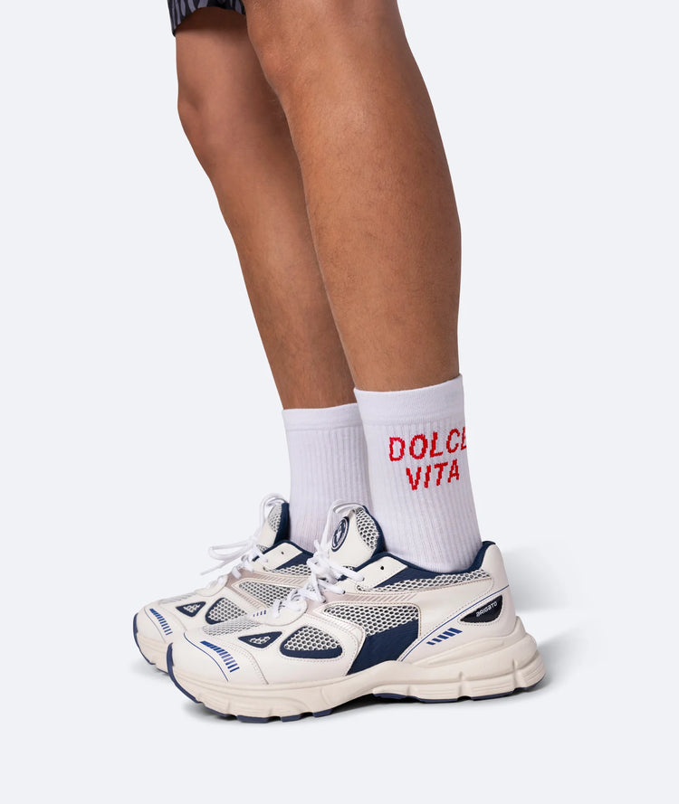 Tennissocken mit dem Schriftzug oder Statement "Dolce Vita"