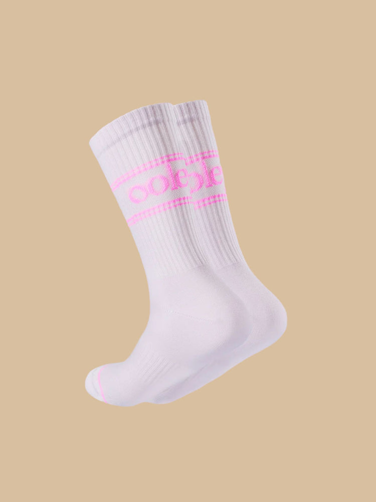 le ooley - Luxury Tennissocke Pastel Neon Pink