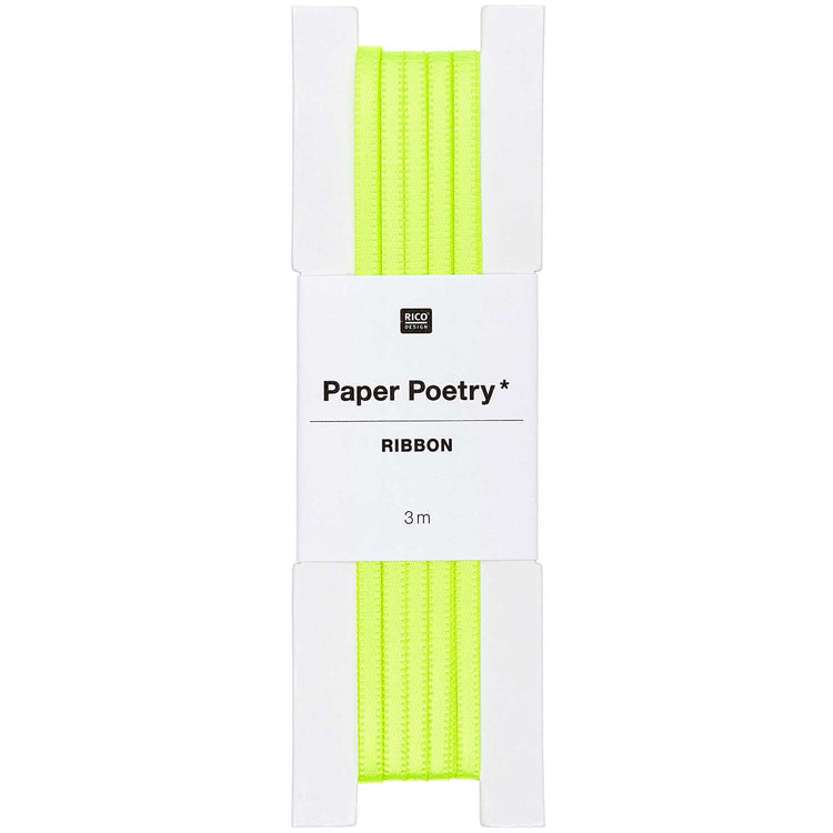 Paper Poetry - Satinband verschiedene Farben