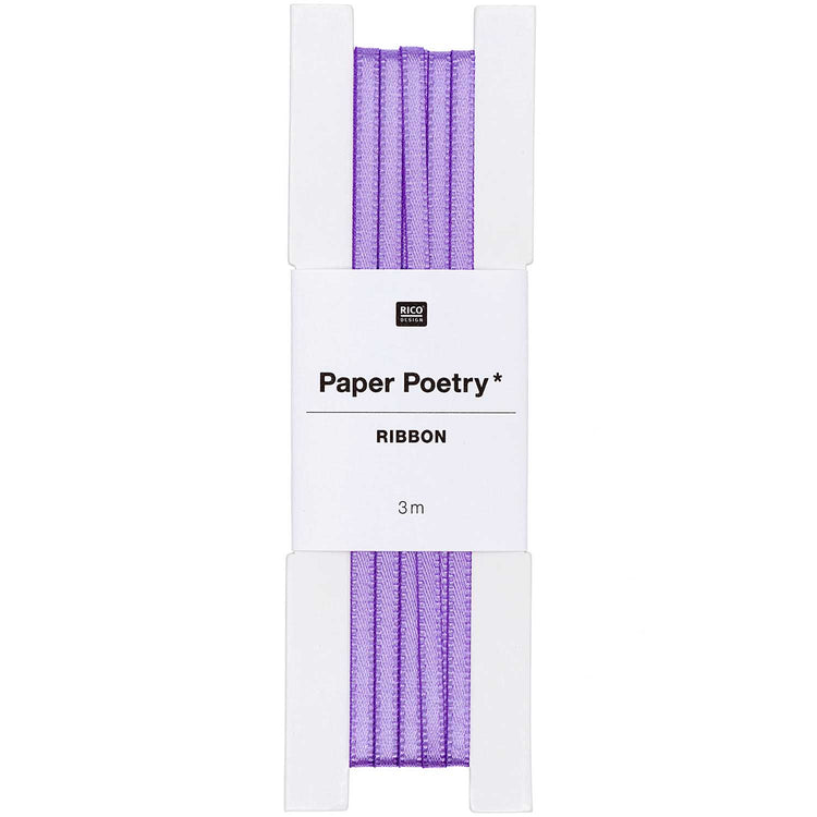 Paper Poetry - Satinband verschiedene Farben