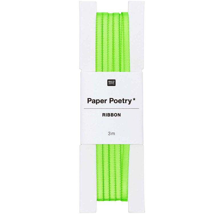 Paper Poetry - Satinband verschiedene Farben