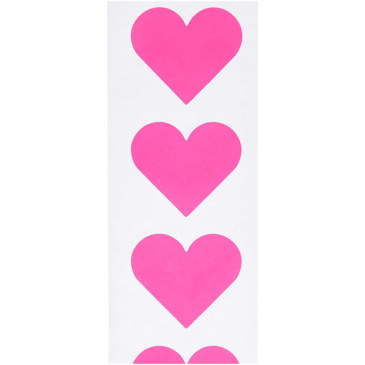Sticker Herzen Neon-Pink von Rico Design
