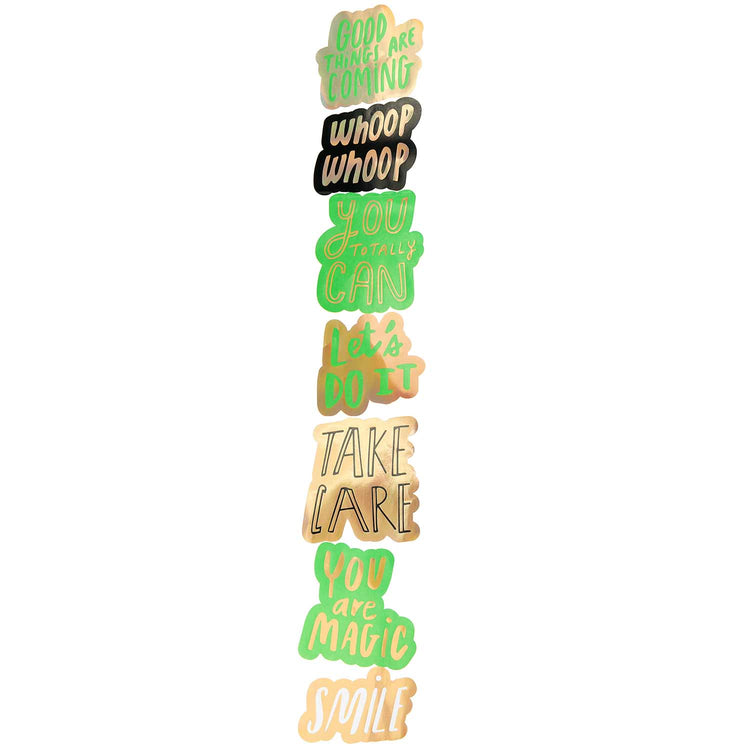 Paper Poetry - Sticker Typo, 120 Stück