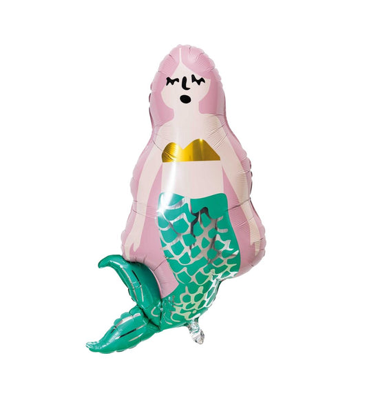 Rico Design - FOLIENBALLON MEERJUNGFRAU, XL-Format 55 X 100 cm