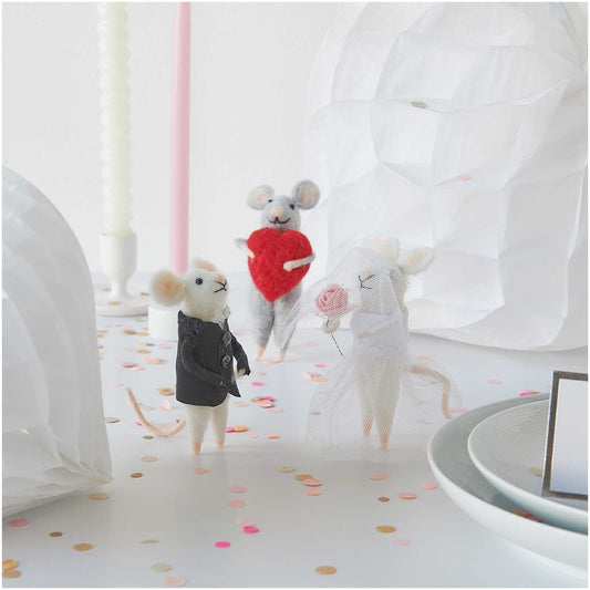 Ohhh! Lovely! Filzmaus Braut, 11,5 cm