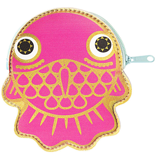 Paper Poetry - Geldbeutel Fisch Pink 0,5 x 10 x 11,5 cm