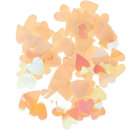 Ohhh! Lovely! Flitter Herz irisierend, 100 Stück