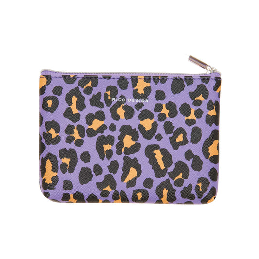 Rico Design - Etui Acid Leo Lila-Orange 14 x 10 cm