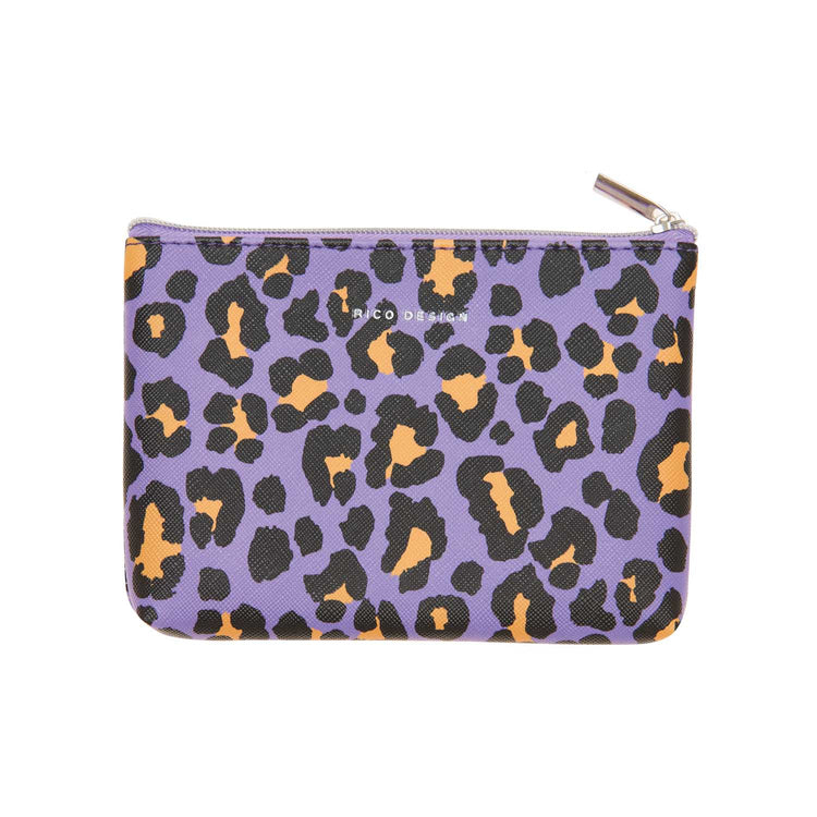 Rico Design - Etui Acid Leo Lila-Orange 14 x 10 cm