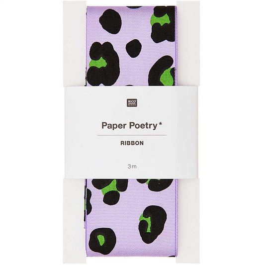 Paper Poetry - Taftband Acid Leo Flieder