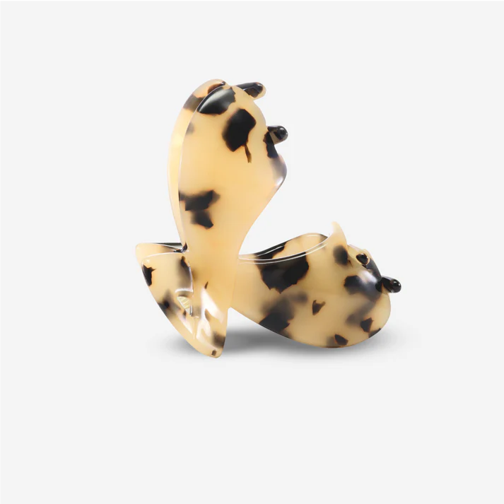 Sasstie - Haarklammer Arc Cheetah (hochkant)