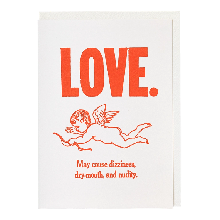 Archivist Gallery - Grusskarte Amor Love mit Briefumschlag