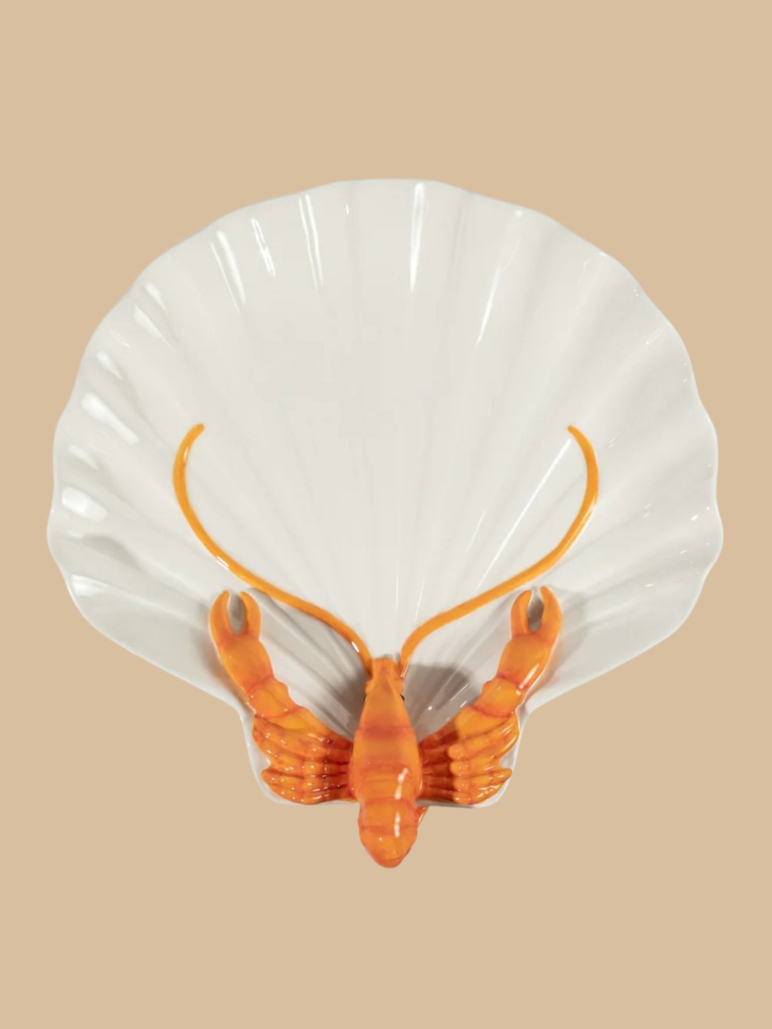BYON Lobsti Servierteller – dekoratives Servierstück mit Hummer-Detail_Draufsicht
