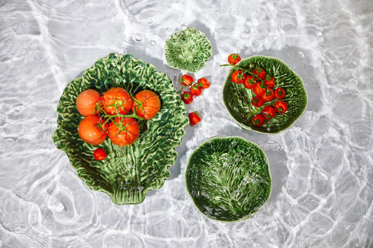 BYON Studio Veggie Schale L Grün (Veranschaulichung Schale S, M & L)