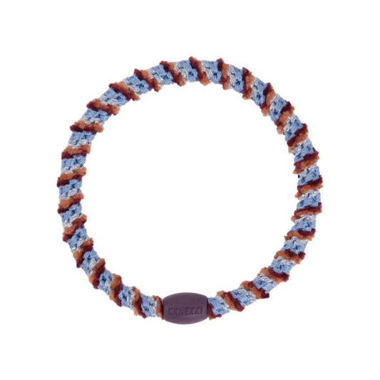 Bon Dep - KKNEKKI Haargummi I Slim Mix Skyblue Teracotta Velvet