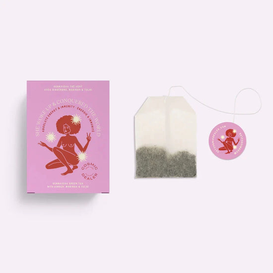 COSMIC DEALER - AYURVEDIC HERBAL TEA im Teebeutel / SHE WOKE UP AND CONQUERED THE WORLD: Energie