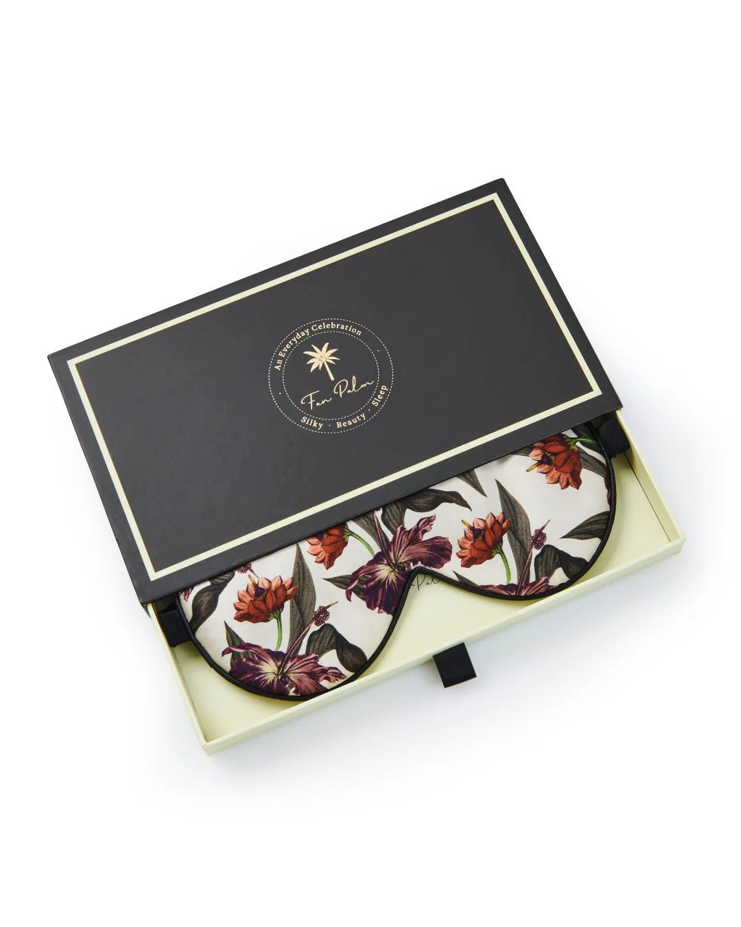 Fan Palm - Schlafmaske Hibiskus Creme mit Geschenkbox