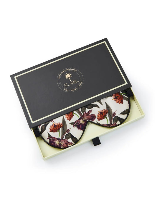 Fan Palm - Schlafmaske Hibiskus Creme mit Geschenkbox
