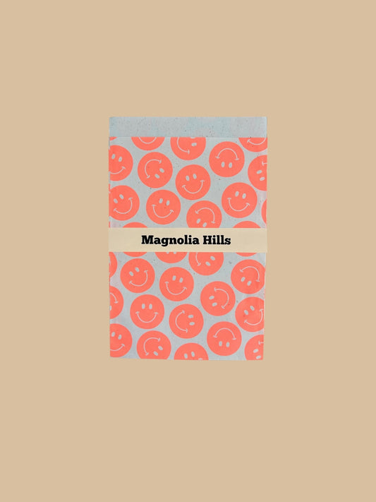 Flatbag Smiley Neon-Orange und Naturton_2