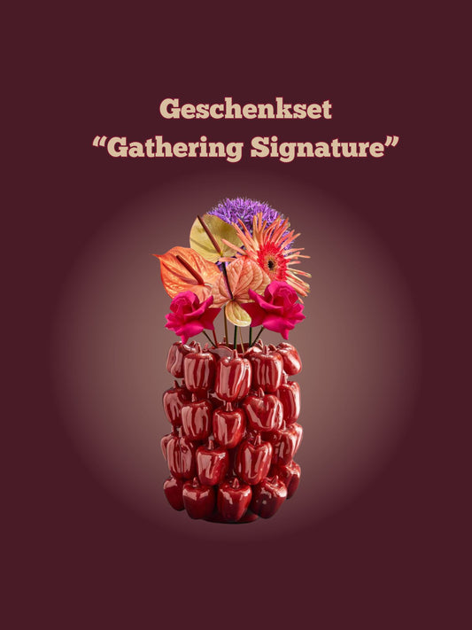 Hosting Geschenkset "Gathering Signature" Paprika Vase