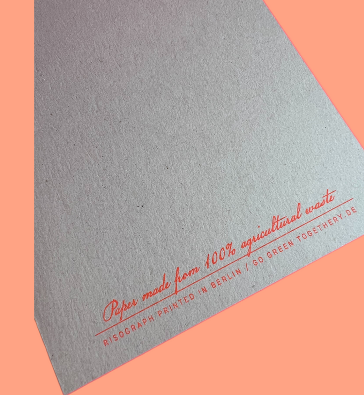 Togethery - Postkarte / Typo / Happy B-Day ohne Umschlag