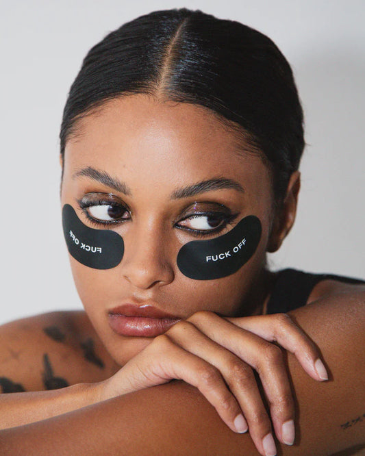 JEUMONT - SO EYE-RONIC REUSABLE EYE MASK - FUCK OFF (wieder verwendbare Augenmasken)