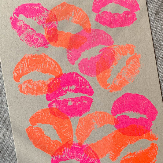 Togethery - Postkarte / Kisses ohne Umschlag