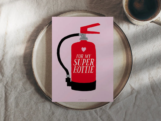 TYPEALIVE - Postkarte / Super Hottie ohne Umschlag