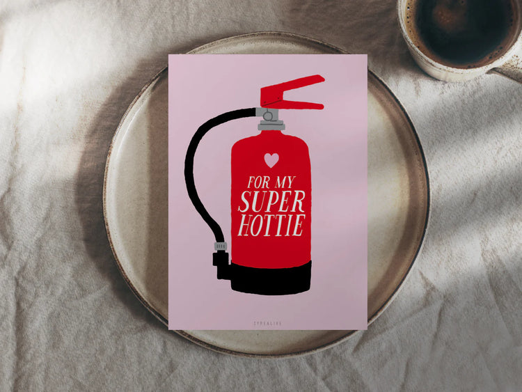 TYPEALIVE - Postkarte / Super Hottie ohne Umschlag