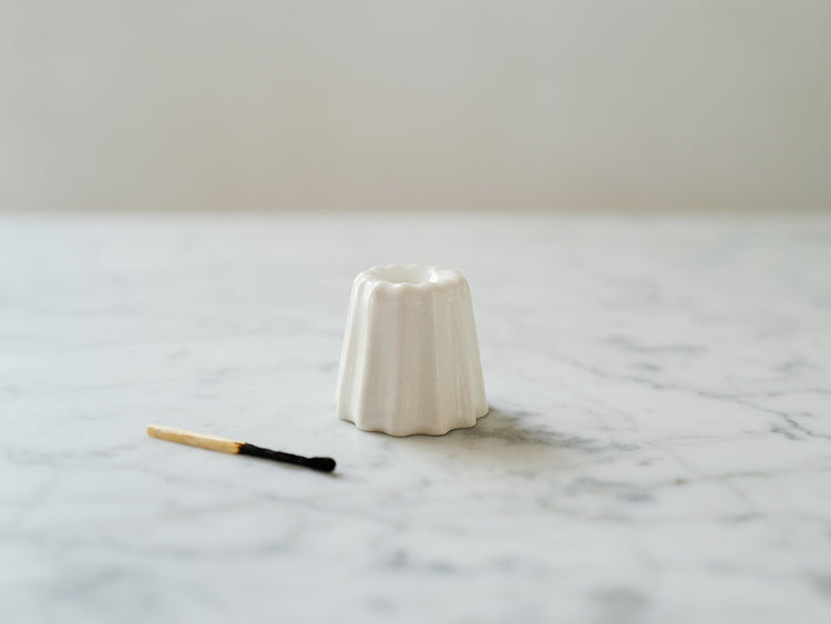 OVO Things - Mini Porzellan Kerzenhalter glossy white
