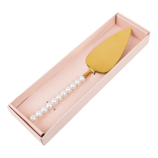 LEPELCLUB / Kuchen- & Tortenheber mit Perlenverzierung