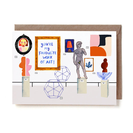 Reddish Design - Grußkarte / Work of Art mit Umschlag