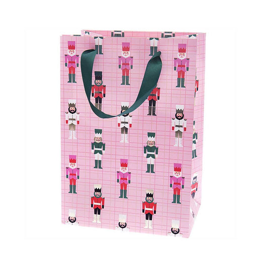 Rico Design - Geschenktüte Nussknacker Rosa 18 x 26 x 12 cm