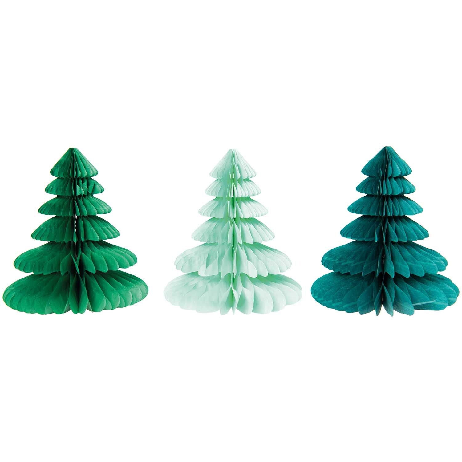 Wabenpapier Tannenbäume von Rico Design