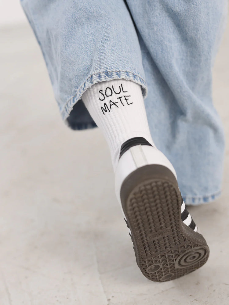 FAMVIBES I Tennissocken "SOULMATE SOCKEN - WEISS"; unisex