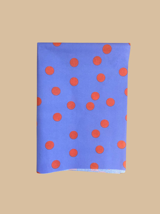 Seidenpapier gepunktet Lila/Orange