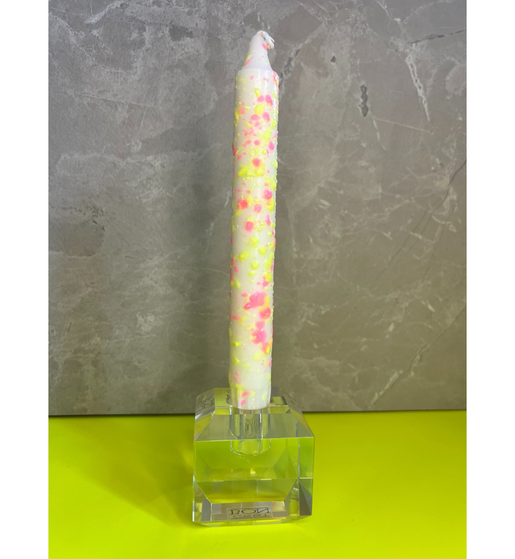 C'est Bon - Kerzenhalter Kristall Rainbow, 6 x 6 x 6 cm