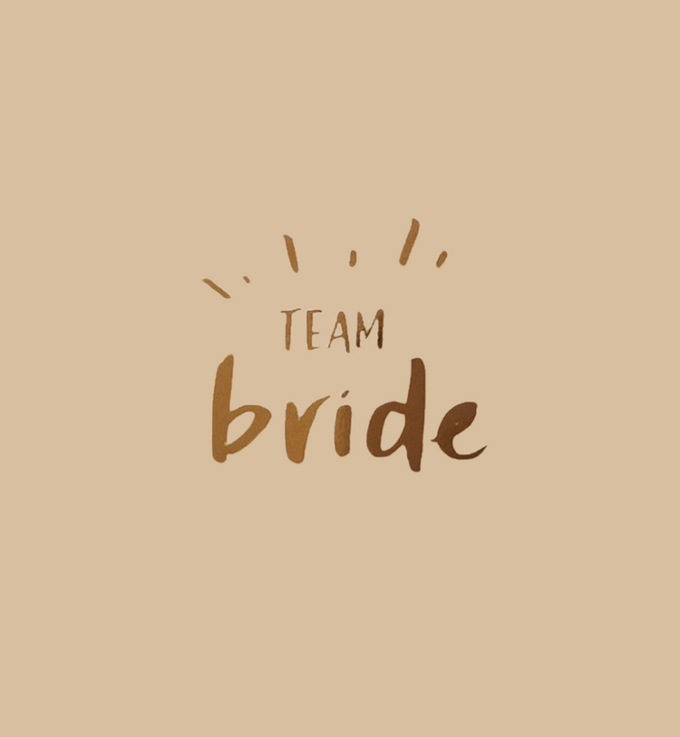 Sioou - Temporäre Tattoos Team Bride, 5 Stück