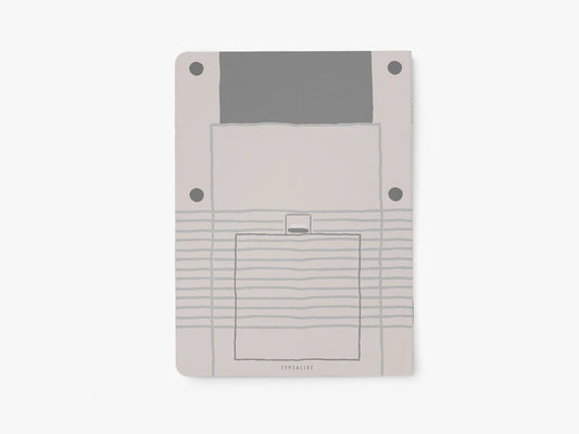 Notizheft "High Score" von TYPEALIVE in Game Boy Optik_Backside