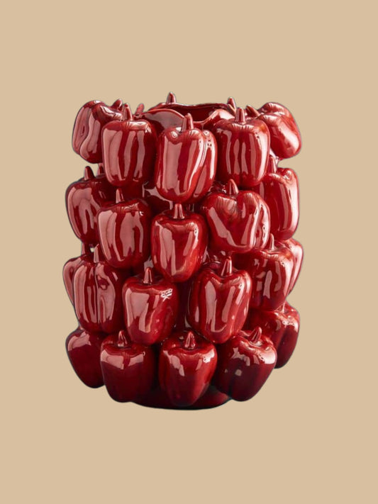Designobjekt Keramikvase Paprika