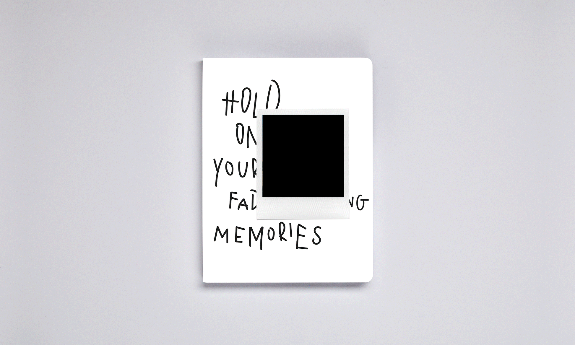 Notizbuch  Graphic Thermo L - Fading Memories, 256 Seiten, Vorderseite - als gif Animation