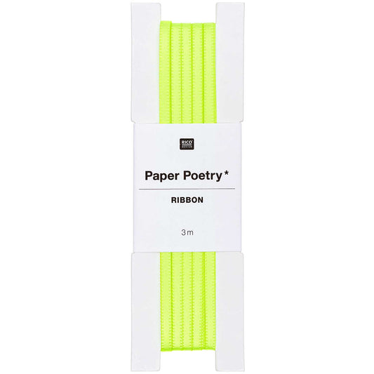 Paper Poetry - Satinband verschiedene Farben